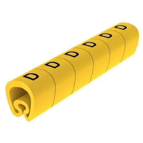 Pre-cut Yellow Markers Ø18 PVC Laminated with reference 1813-D from the brand UNEX