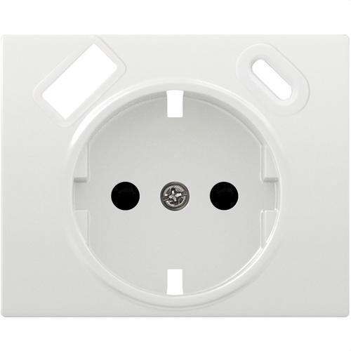 Schuko-Steckdosenabdeckung mit USB-Typ-C-Ladegerät weiß Iris mit der Referenz 18724-USBC von der Marke BJC