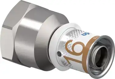 Weibliche Verschraubung 16-Rp1/2"FT Uponor S-Press PLUS mit der Referenz 1070515 von der Marke UPONOR