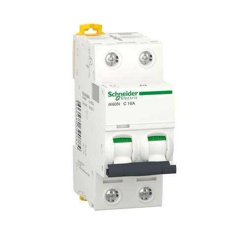 Leitungsschutzschalter IK60N 2P 16A Charakteristik C 6kA mit der Referenz A9K17216 von der Marke SCHNEIDER ELECTRIC