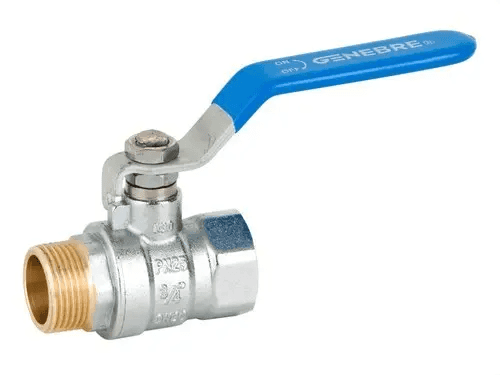 Kugelhahn Außengewinde-Innengewinde Hebel blau 1/2" mit der Referenz 3034 04 von der Marke GENEBRE