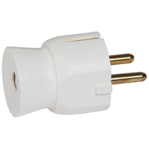 2P+T STECKER S/RECHT WEISS mit der Referenz 050315 von der Marke LEGRAND