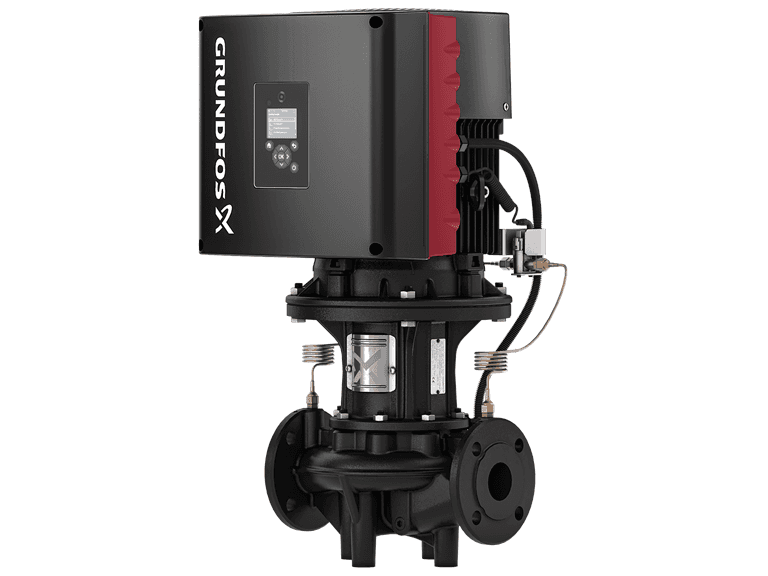 Inline-Pumpe TPE3 50-450 S-A-F-A-BQQE-LWC mit der Referenz 93338823 von der Marke GRUNDFOS
