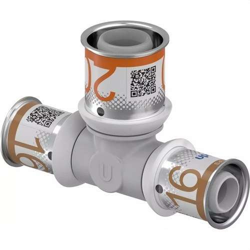Uponor S-Press PLUS T-Stück reduziert PPSU 32x20x32 mit der Referenz 1039959 von der Marke UPONOR