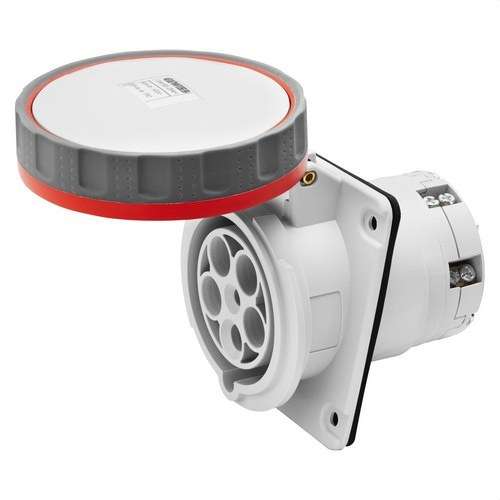 Festeinbau-Sockel mit 10º IP69 3P+N+T 63A 400V 6H PC mit der Referenz GW63254PH von der Marke GEWISS
