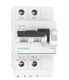 Permanent surge protector Cirprotec V-CHECK MINI 4P 10 A with reference 79706111 from the brand CIRPROTEC