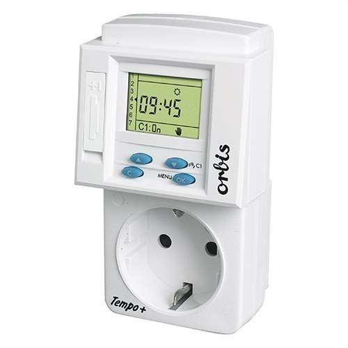 Programmierbarer Steckdosen-Timer Tempo + Display mit 1 Jahr Reserve 230V mit der Referenz OB162532 von der Marke ORBIS