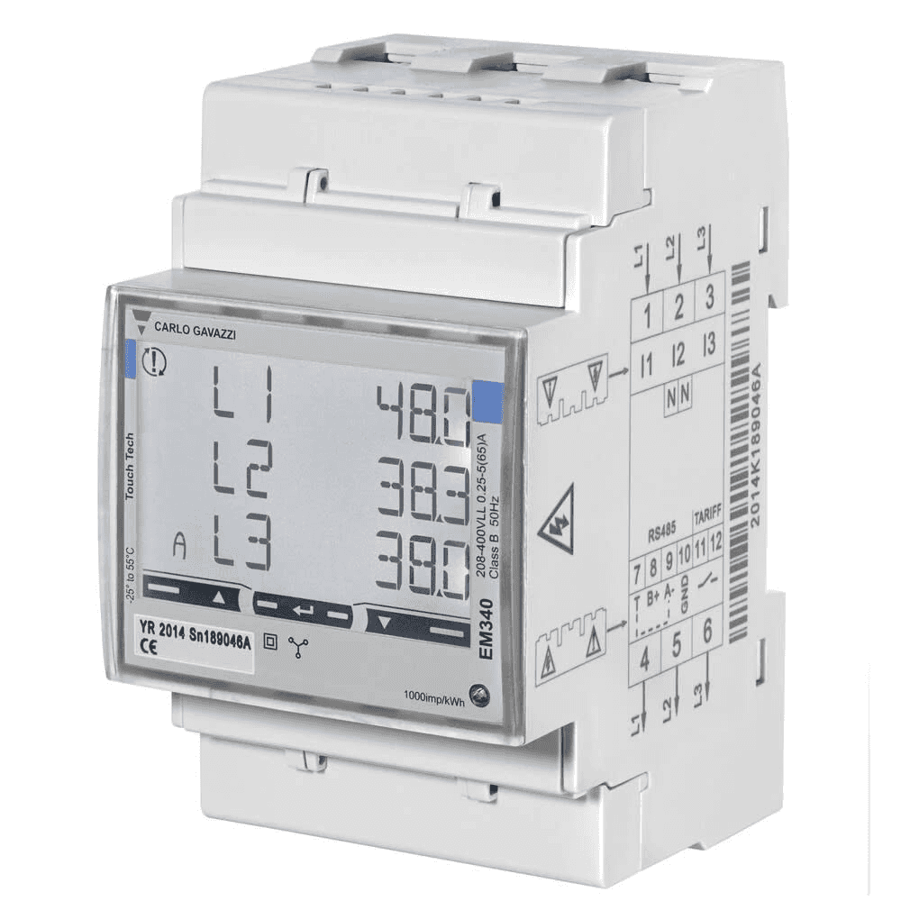 Dreiphasiger Energiemesser bis 65 A Wallbox mit der Referenz 000002174 von der Marke WALLBOX