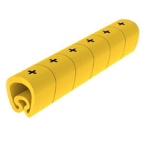 Vorgeschnittene gelbe Markierer Ø5 PVC-beschichtet mit der Referenz 1811-= von der Marke UNEX