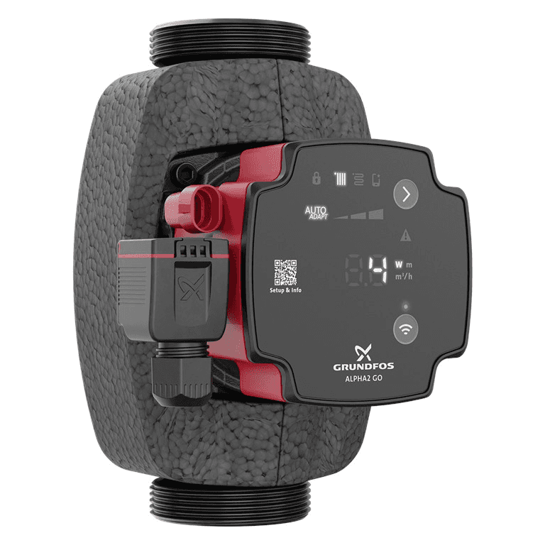 Grundfos ALPHA2 GO 32-60 180 Umwälzpumpe mit der Referenz 93074214 von der Marke GRUNDFOS