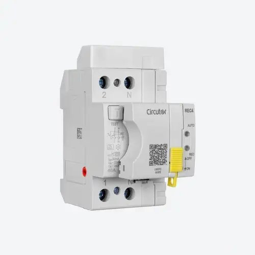 Selbstzurückstellender Differentialschalter REC4 2P 40A 300mA mit der Referenz P26A23. von der Marke CIRCUTOR