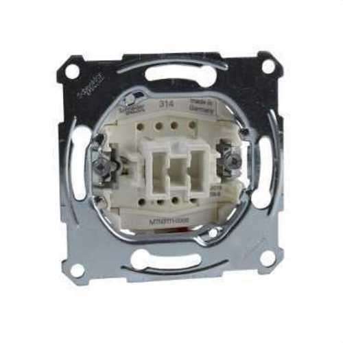 Einpoliger Schalter 10A kompatibel mit Schneider Elegance oder D-life mit der Referenz MTN3111-0000 von der Marke SCHNEIDER ELECTRIC