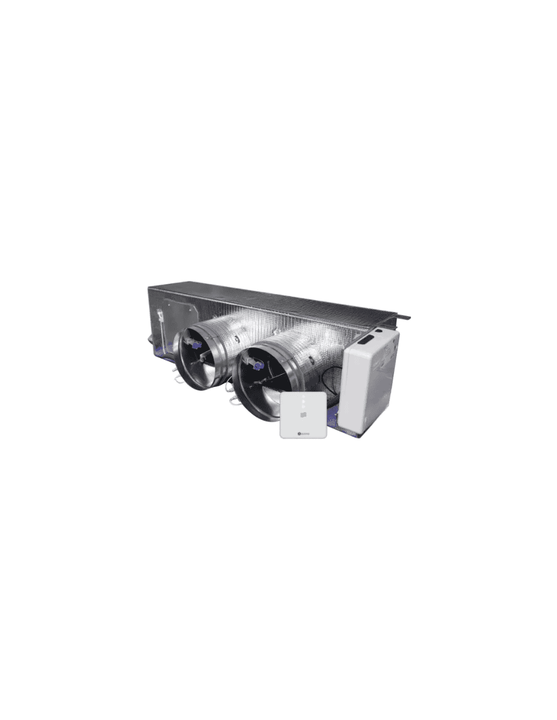 Motorisiertes Plenum Airzone Easyzone 25 Wi-Fi Medium AZC25MELBS01S2 für Mitsubishi Electric Niedrigprofil – 2 Ausgänge Ø200 mm (mittlere Kapazität) mit der Referenz AZC25MELBS01S2 von der Marke AIRZONE