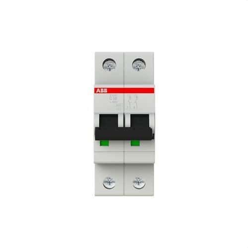 Leitungsschutzschalter S202-C50 2P 50A Charakteristik C 10kA mit der Referenz 2CDS252001R0504 von der Marke ABB