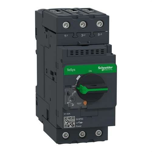 Leistungsschalter Motor-Magnet GV3 37/50A mit der Referenz GV3P50 von der Marke SCHNEIDER ELECTRIC
