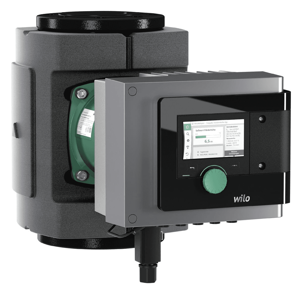 Doppelpumpe mit Nassläufer Wilo Stratos MAXO 50/0,5-12 PN6/10 mit der Referenz 2164589 von der Marke WILO