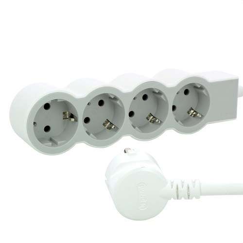 Mehrfachsteckdose mit 4 Schuko-Steckdosen und 5 Meter Kabel mit der Referenz 694569 von der Marke LEGRAND