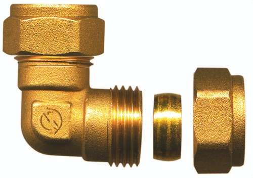 Doppelte Messing-Winkelverschraubung 12x12mm mit der Referenz TAP00322 von der Marke ATUSA