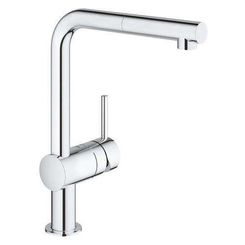 Einhebel-Küchenarmatur mit herausziehbarem Auslauf Minta XL Chrom mit der Referenz 32168000 von der Marke GROHE