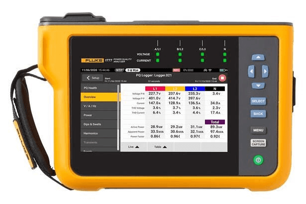 Fluke 1775 Netzqualitätsanalysator mit der Referenz 5117278 von der Marke FLUKE