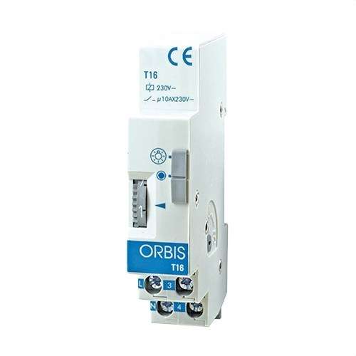 Modulares Uhrwerk T-16 230V RAIL DIN 45 Sekunden bis 7 Minuten mit der Referenz OB060131 von der Marke ORBIS