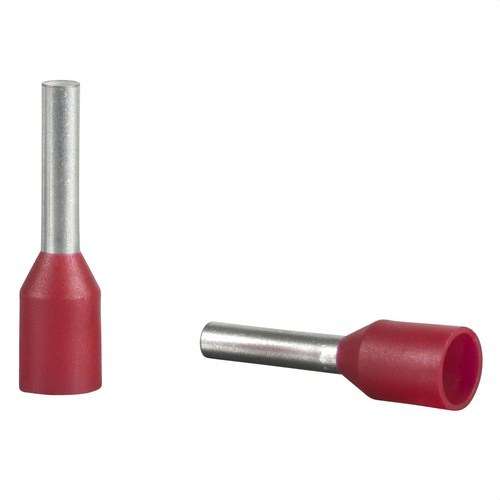 Isolierter Kabelendhülsen ohne Isolierung 1mm² rot mit der Referenz DZ5CE010 von der Marke SCHNEIDER ELECTRIC