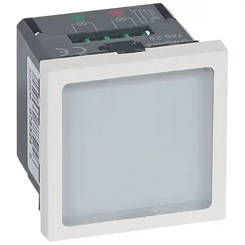 LED-beleuchtetes Schild mit grünen/roten Mosaiken mit der Referenz 078524 von der Marke LEGRAND