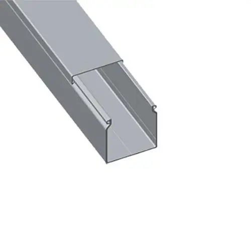 Graue Kabelrinne U23X 80x120mm mit der Referenz 80.120.07 von der Marke UNEX