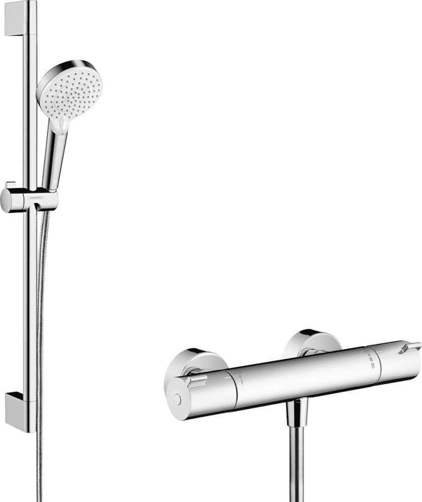 Hansgrohe Duschset Vario mit Ecostat 1001 CL Thermostat und 65 cm Stange mit der Referenz 27812400 von der Marke HANSGROHE