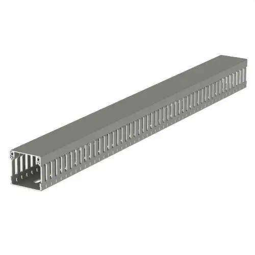 Graue Kabelrinne U23X 42x43mm mit der Referenz 40.40.77 von der Marke UNEX