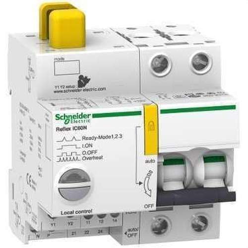 Schalter mit Reflex iC60N TI24 40A 2P B mit der Referenz A9C61240 von der Marke SCHNEIDER ELECTRIC