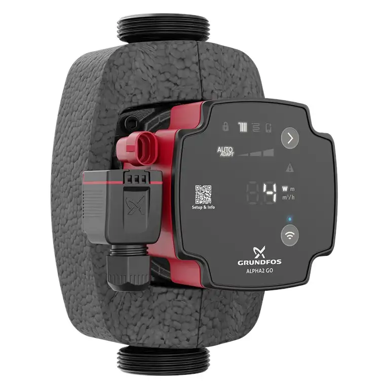 Grundfos ALPHA2 GO 25-75 180 Umwälzpumpe mit der Referenz 93074276 von der Marke GRUNDFOS