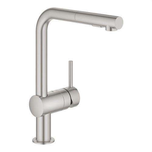 Einhebel-Küchenarmatur Minta 1/2" Supersteel mit der Referenz 30274DC0 von der Marke GROHE