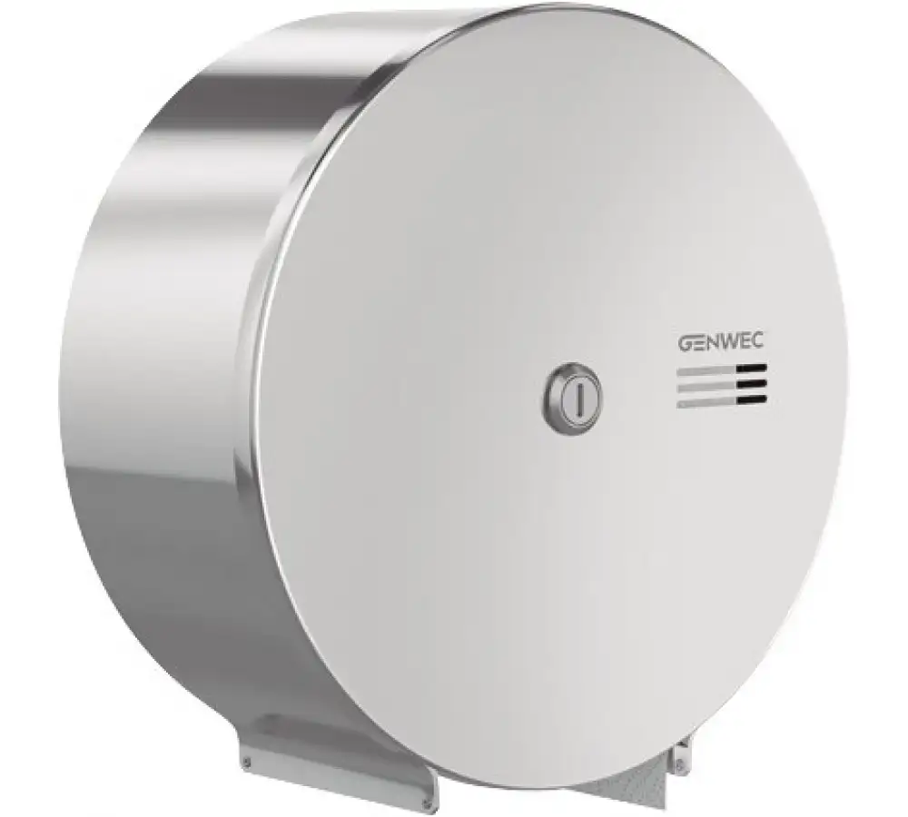 Jumbo Toilettenpapierspender Edelstahl 304 glänzend mit der Referenz GW03 02 04 02 von der Marke GENWEC