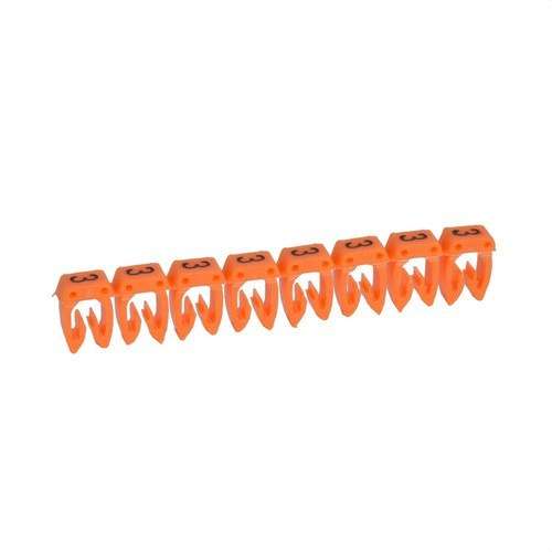 Kabelkennzeichnung CAB 3 - Ziffer 3 bis 2,5mm2 mit der Referenz 038223 von der Marke LEGRAND