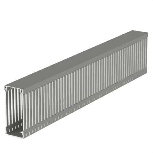 Graue Kabelrinne U23X 100x43mm - 2 Meter Kanal mit der Referenz 100.40.77 von der Marke UNEX