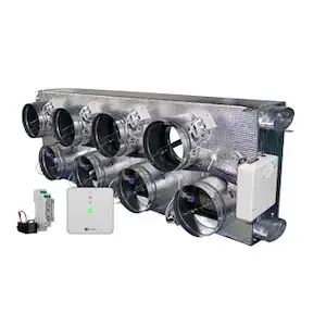 Motorisiertes Plenum Airzone Easyzone 25 Wi-Fi Standard + VMC AZC25FUJST01L8 für Fujitsu – 8 Ausgänge Ø200 mm (hohe Kapazität) mit der Referenz AZC25FUJST01L8 von der Marke AIRZONE