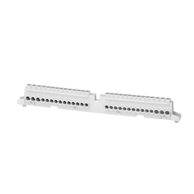 Einpoliger Klemmenblock 80A (3x16 + 17x10) mit der Referenz GW40418U von der Marke GEWISS