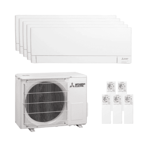 Klimaanlage 5x1 mit WLAN Mitsubishi MSZ-AY 2,5 kW (3) + 3,5 kW (2) mit der Referenz MXZMSZAY-2525253535-102 von der Marke MITSUBISHI