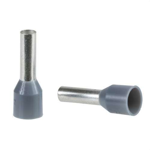 Isolierter Kabelschuh ohne Isolierung 2,5mm² grau mit der Referenz DZ5CE025 von der Marke SCHNEIDER ELECTRIC
