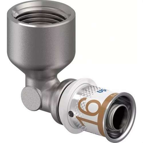 Uponor S-Press PLUS Winkelstück Innengewinde 25-RP1"FT mit der Referenz 1070543 von der Marke UPONOR