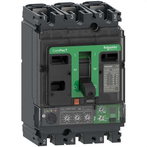 Leistungsschalter ComPacT NSX160N 50kA AC 3P3R 160A Micrologic 4.2 mit der Referenz C16N34V160 von der Marke SCHNEIDER ELECTRIC
