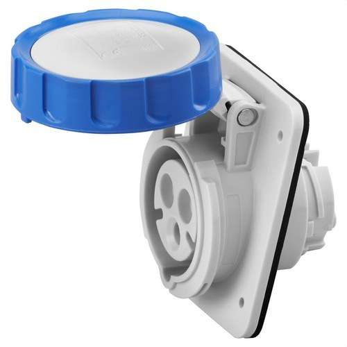Feste Einbausteckdose 10º IP67 2P+T 16A 230V 6H mit der Referenz GW62227H von der Marke GEWISS