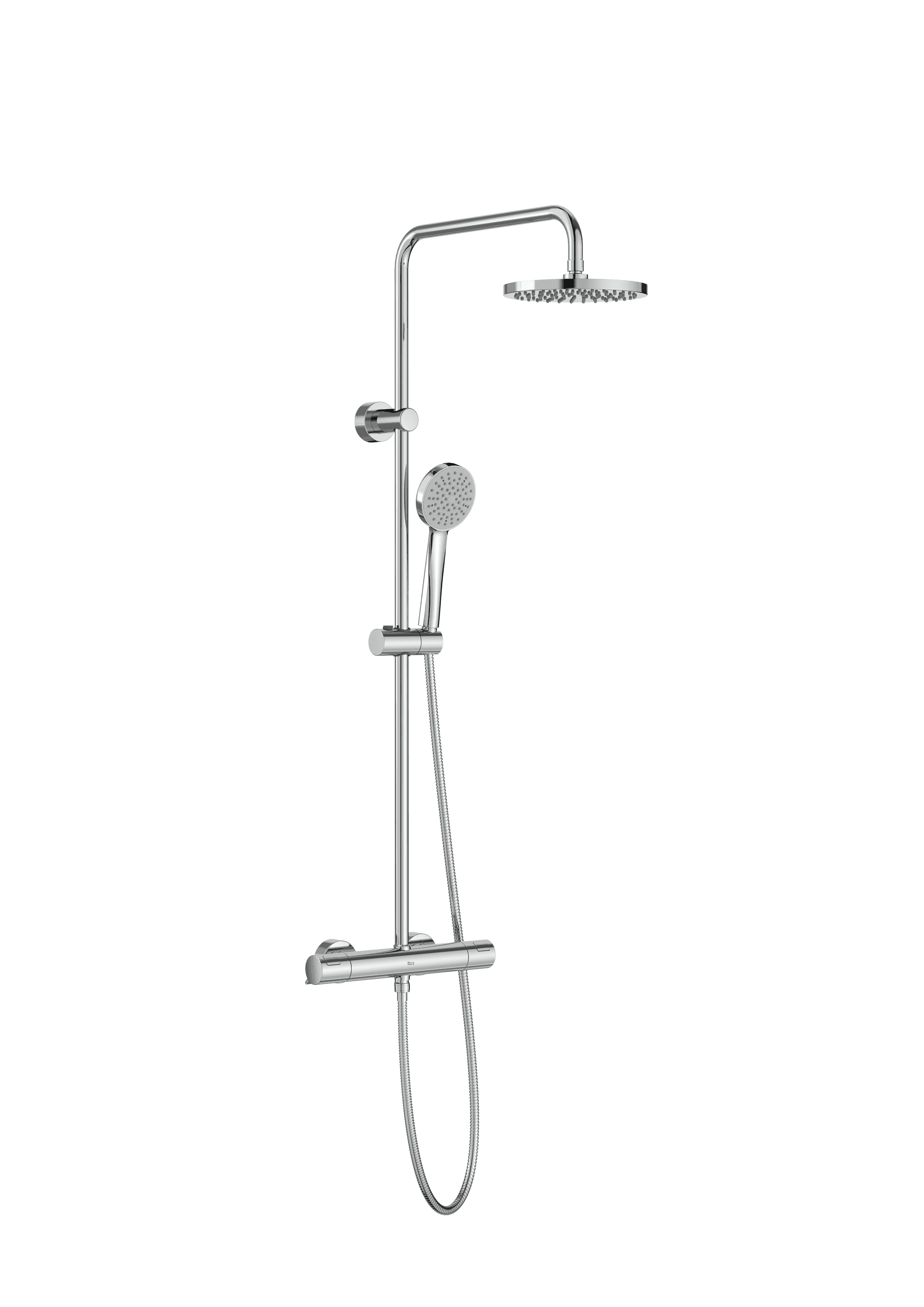 Thermostatische Duschsäule Chrom Roca T-Basic mit der Referenz A5A9F18C00 von der Marke ROCA