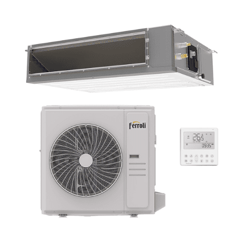 Kanal-Klimaanlage mit WLAN Ferroli Giada C 15,3 kW 55000 BTU - Dreiphasig mit der Referenz 4B4970559 von der Marke FERROLI