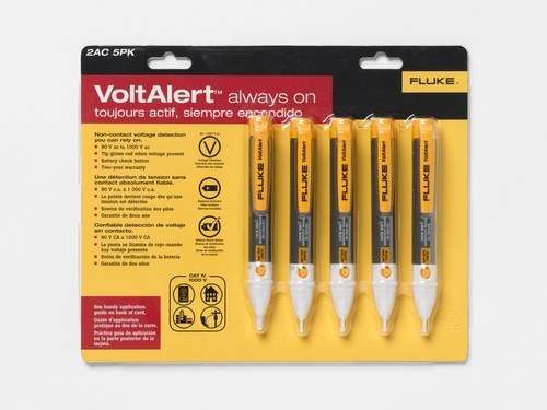 Pack mit 5 Fluke 2AC VoltAlert™ Elektrischer Tester mit der Referenz 3807937 von der Marke FLUKE
