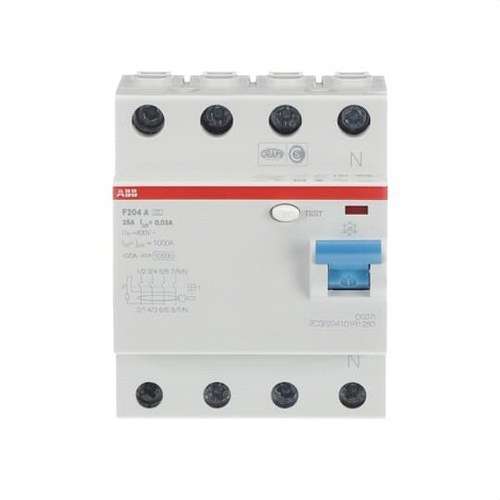 Differential 4P 25A Klasse A 30mA mit der Referenz 2CSF204101R1250 von der Marke ABB