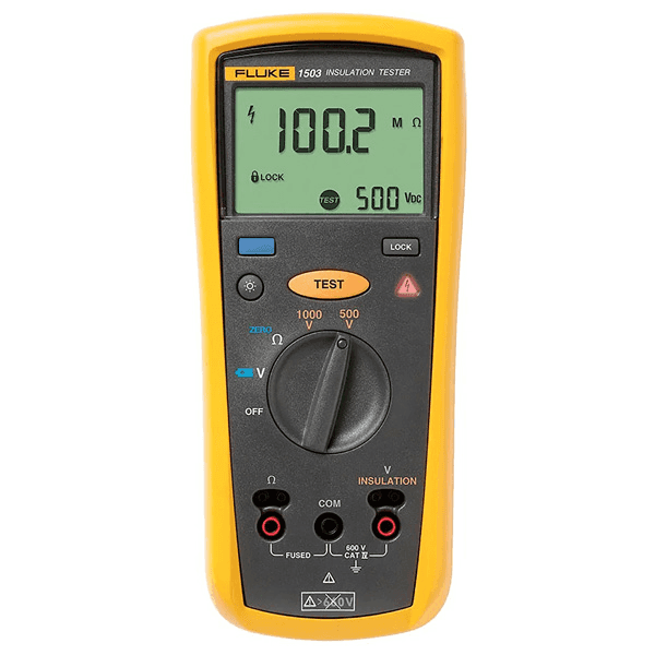 Fluke 1503 Isolationswiderstandsmessgerät mit der Referenz 2427883 von der Marke FLUKE