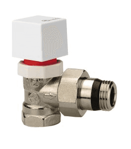 Thermostatisierbares Eckventil für Zweirohrsystem mit Innenanschluss 1/2" mit der Referenz 67450 von der Marke ORKLI