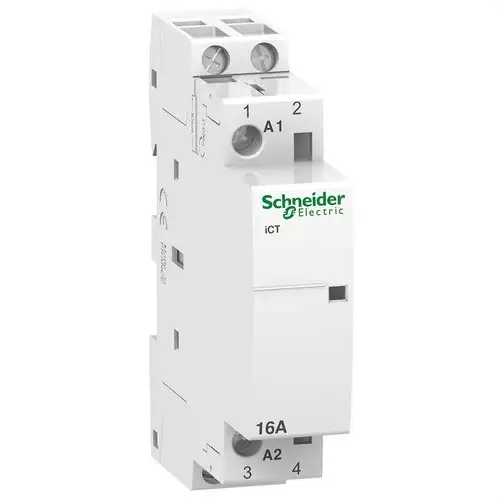 Modularer Schütz Acti9 iCT 16A 2 P 2 NO 230/240V AC mit der Referenz A9C22712 von der Marke SCHNEIDER ELECTRIC